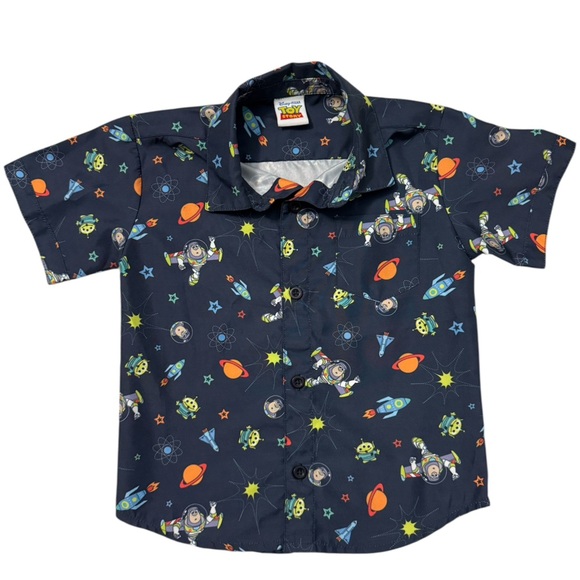 Disney Other - Toddler Buzz Lightyear Button Up Shirt